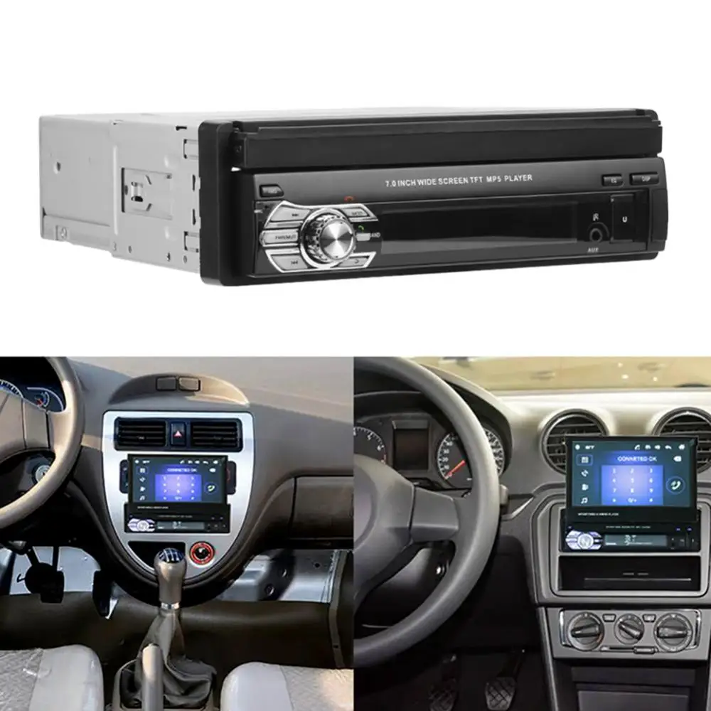 

9601 7 Inch Bluetooth Car FM Radio Audio Video MP5 Player with Rearview Camera