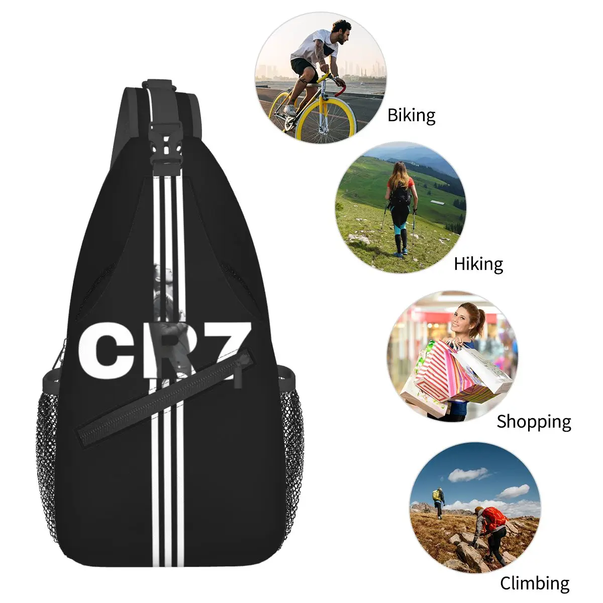 CR7-Cristiano-Ronaldo Сумка нагрудные сумки через плечо Рюкзак на слинге для путешествий