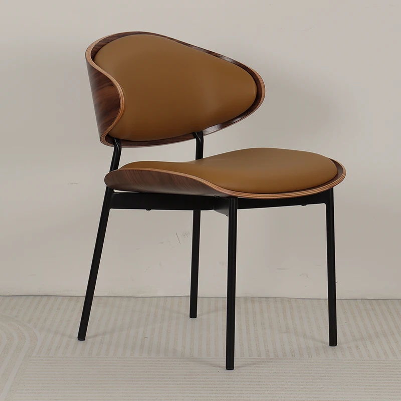 S Dresser Relaxing Manicure Leather Dining Chairs Cafe Office Silla Nordica Home Furniture Yy50dc