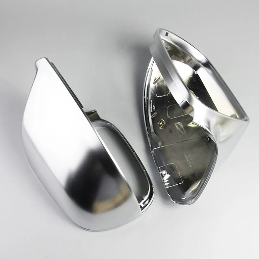 

Крышки боковых зеркал для Audi Q5 2009-2015 для Audi Q7 2009-2017, корпус зеркала заднего вида, серебристый, матовый