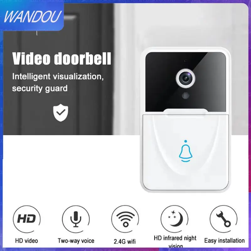 

Беспроводной Визуальный дверной звонок, голосовой домофон, удаленный мониторинг, умный видеозвонок, длительный режим ожидания, домашний дв...