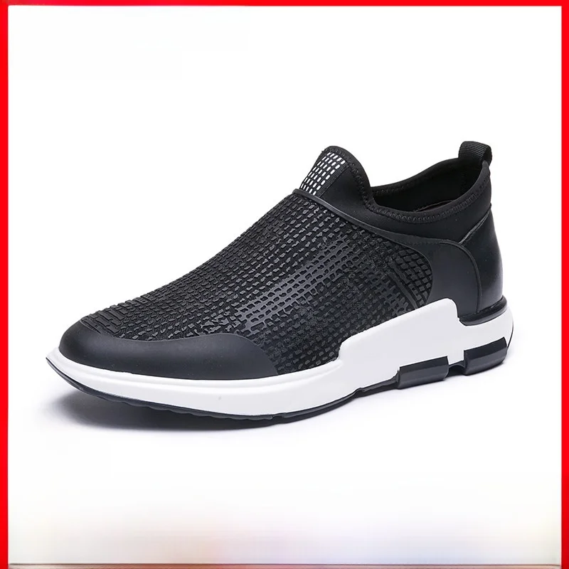 Okang Мужская кожаная уличная повседневная обувь Спортивная Весенняя модная