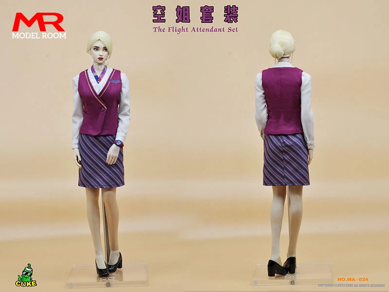 В наличии CUKE игрушки MA-024 1/6 Женская летная гарнитура комплект одежды модель