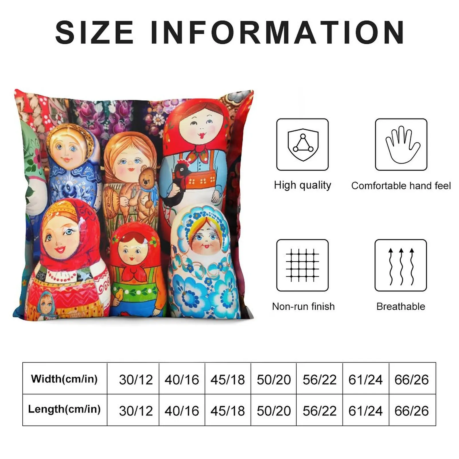 Наволочки Matrioska для украшения комнаты рождественские Подушки