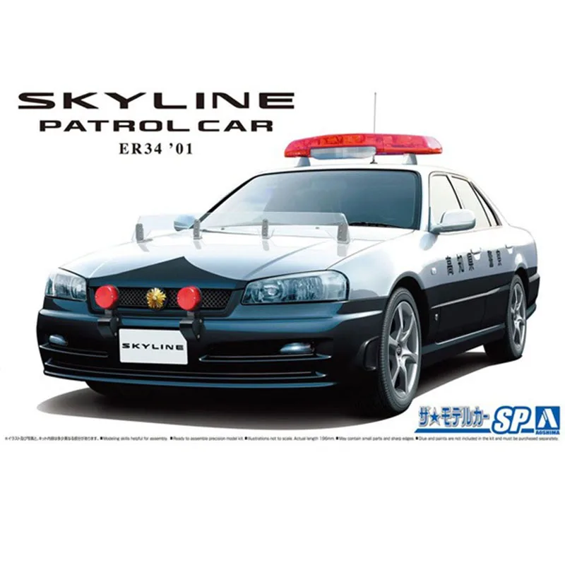 

Модель 1/24 Nissan ER34 Skyline Police
