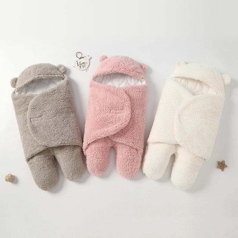 Спальные мешки для новорожденных хлопковый коралловый Конверт для новорожденных кокон детское одеяло Пеленание младенца коляска спальный...