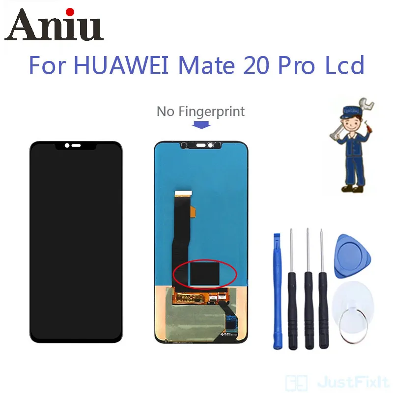 

For Huawei Mate 20 PRO LCD Mate 20Pro Defect LCD Display Screen Touch Digitizer Assembly No Fingerprint Original Super AMOLED