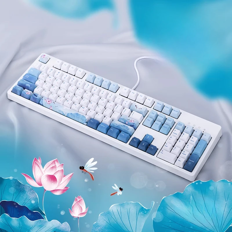 Проводная механическая клавиатура Axis Ink Dragonfly 104 клавиш PBT