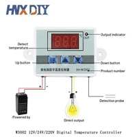 w3002 12v24v110v 220v led digital temperature controller thermostat thermoregulator sensor meter fridge water heating cooling