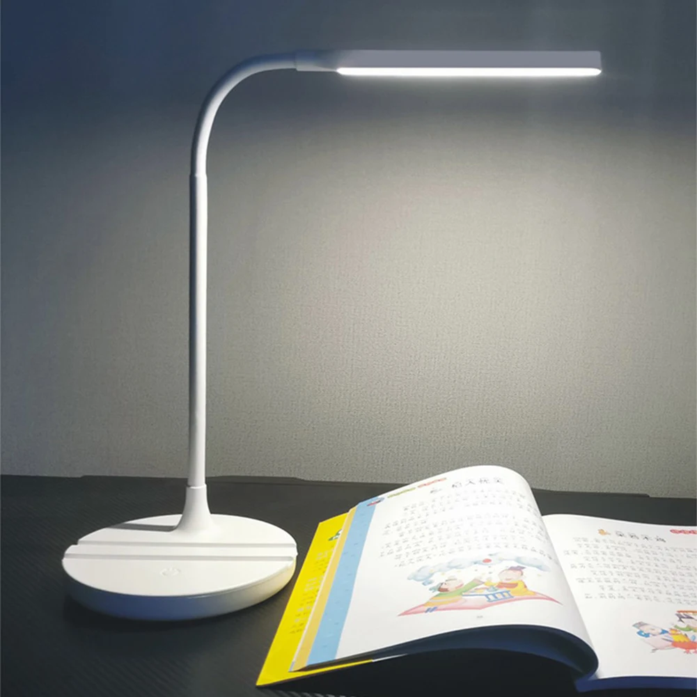 

Stepless Dimmable Touch Bedside Eye Protection Table Night Lights LED Desk Lamp Office Bright Table Lamp Rechargeable Battery