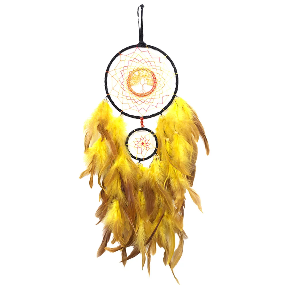 

Dreamcatcher Pendant Hanging Decor Wall Home Door Indoor Dream Catcher Plume Decorative