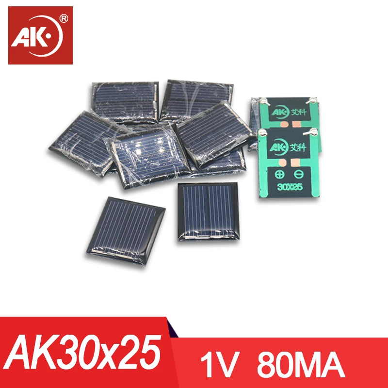 10 шт. 1 в 5 30*25 Pannels Set Plate Charger Kit Complete генератор батареи Power Bank System Mobile with Solar energy -