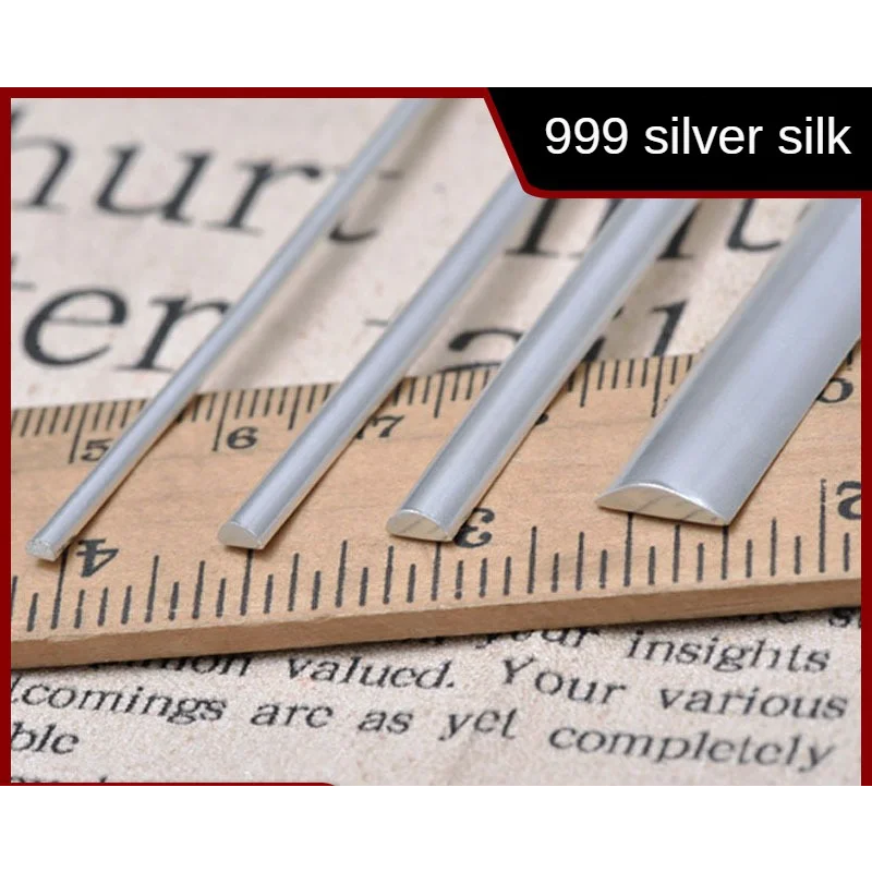 

Серебряный браслет «сделай сам» S999, полукруглая Серебряная шелковая серебряная тарелка, полуфабрикат