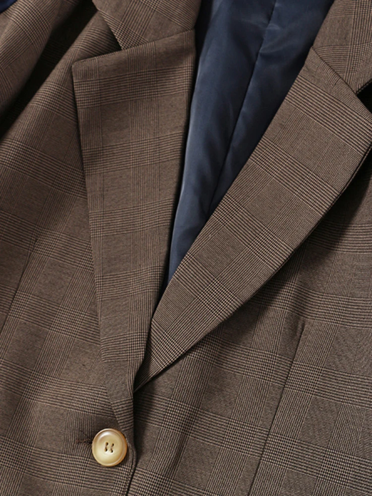 [EAM] Женский белый джинсовый пиджак большого размера сзади новый свободный с