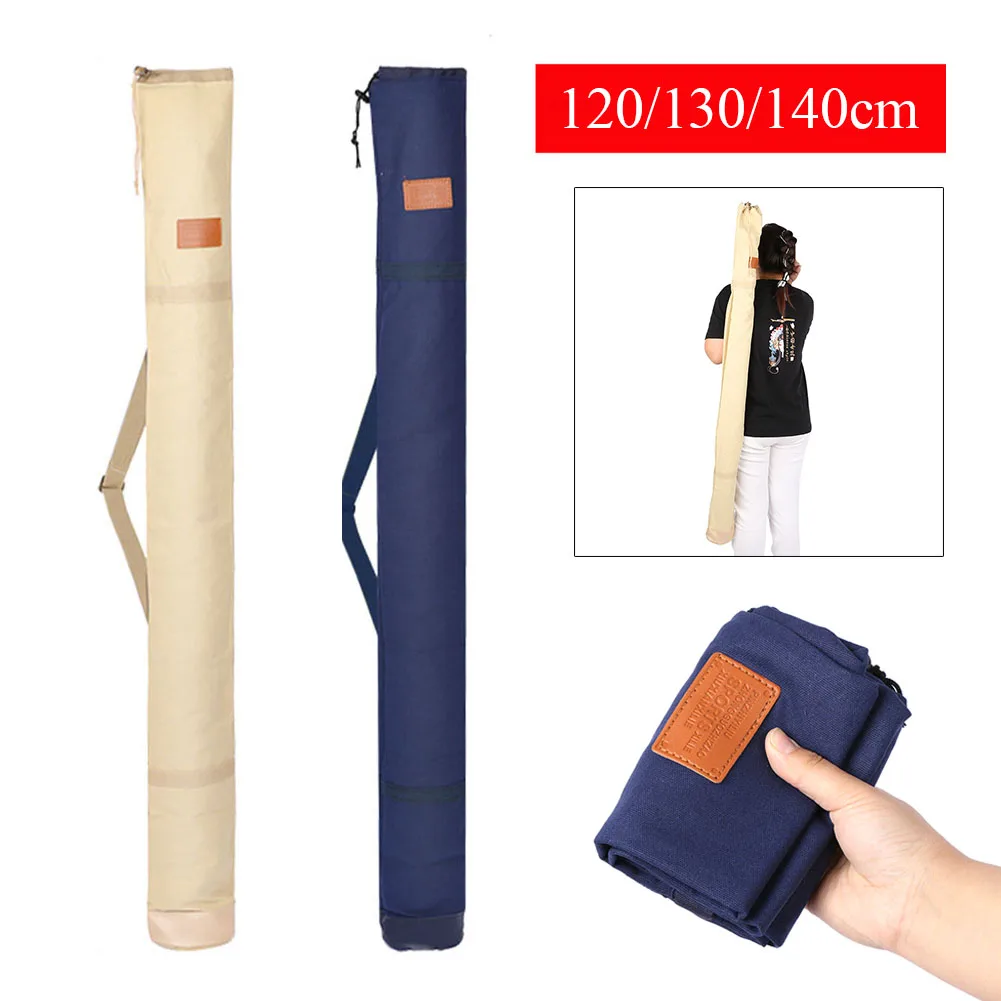 1.2/1.3/1.4m Fishing Rod Bag Multifunction Folding Portable Storage Bag Large-Capacity Fishing Umbrella Bag Fishing Accessories