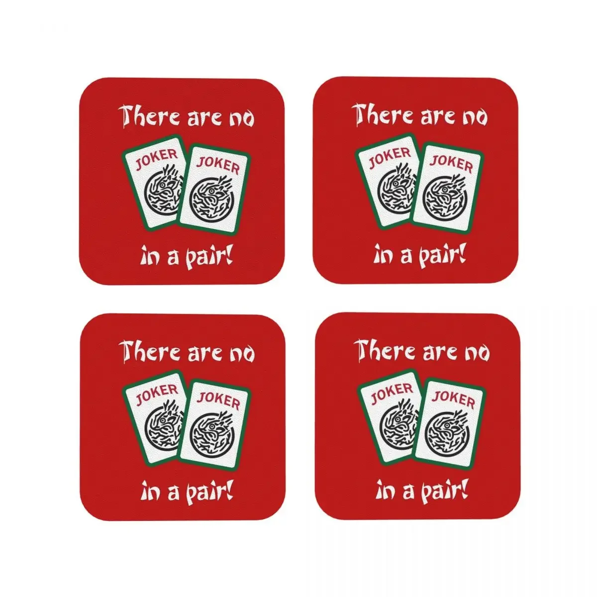 Mahjongg-в паре нет Джокера! Подставки кухонные подставки для чашки кофейные коврики
