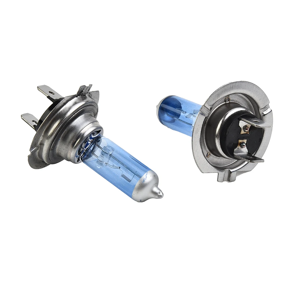 

Set Headlights Lamp 12V Parts White 100W Bulbs Halogen Replacement Xenon 2Pcs Auto Car Super Bright Accessories