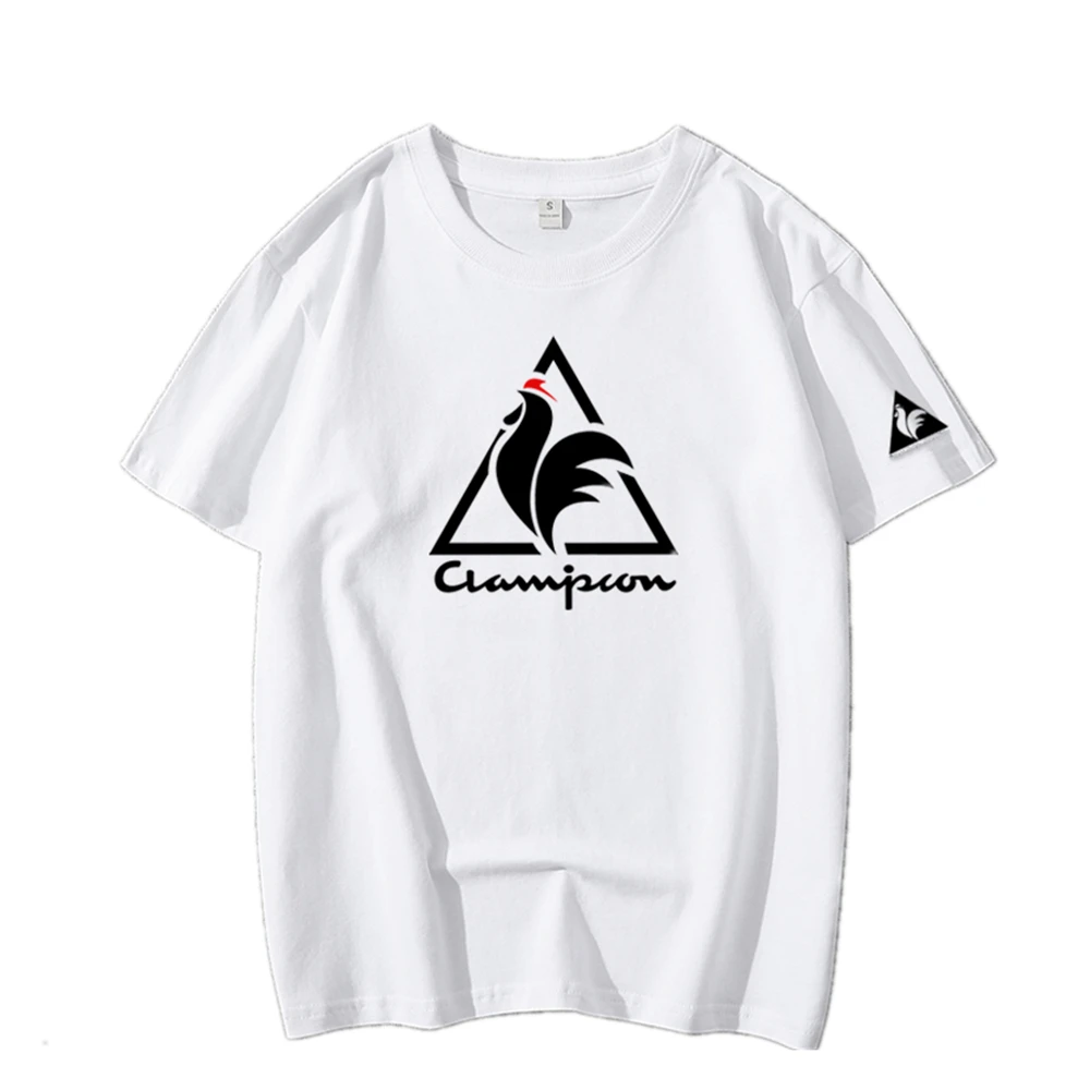 

French Rooster 2022 T-shirt Men's Women's High Quality Solid T-shirt New Brand Large T-shirt Short Sleeve Uniform Top