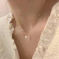 2022 new luxury pearl pendant necklace y2k jewelry accessories women korean fashion