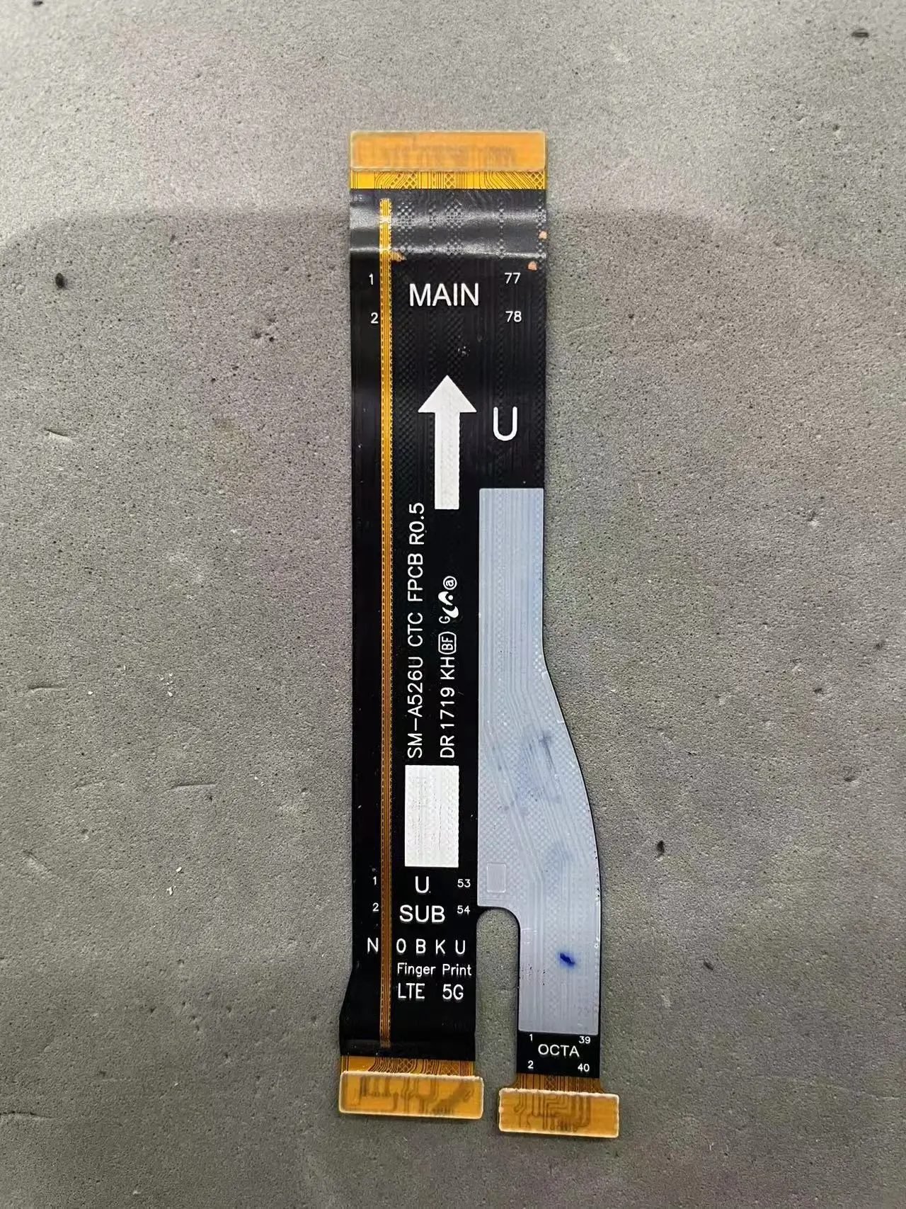 Гибкий кабель для материнской платы Samsung Galaxy A52S A526U 5G A528B