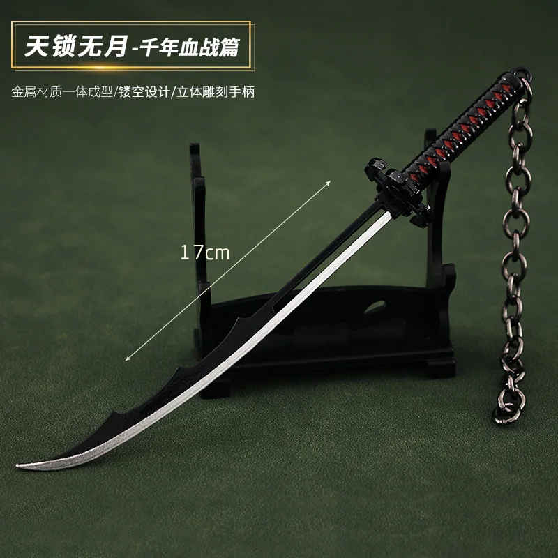 

17cm Tensa Zangetsu BLEACH: Thousand-Year Blood War Kurosaki Ichigo Japanese Anime Peripherals Metal Blade Weapon Miniatures Toy