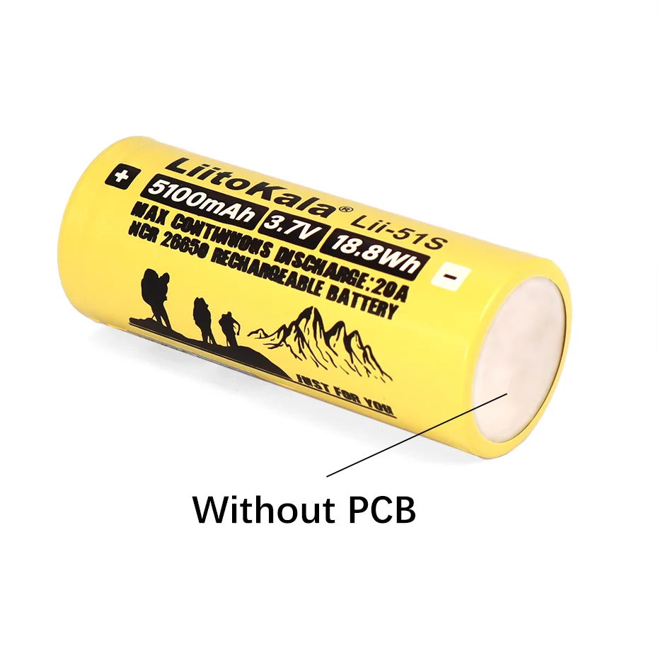 1-10 шт. Liitokala LII-51S 26650 20A 3 7 В литиевая аккумуляторная батарея 26650A 5100 мА подходит для