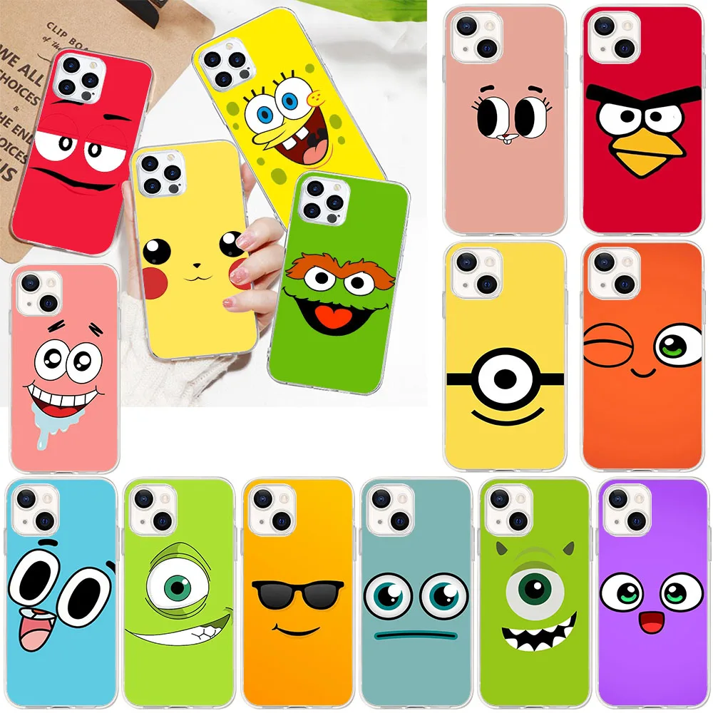 UR-28 Силиконовый чехол Funny Face для LG K9 Q52 K52 K62 K42 K12 Q60 K50 V40 V50 V60 K92 K51S Stylo 6 VELVET Prime Max