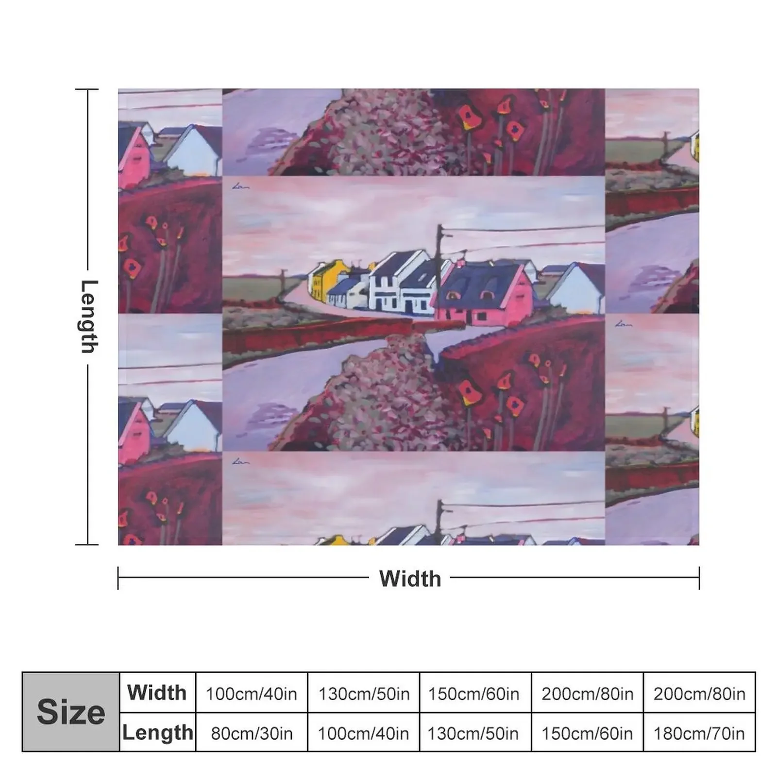 Одеяло Doolin 1 - County Clare Ирландия одеяла для детей волос и
