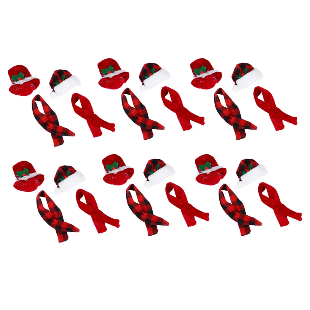 

Bottlechristmas Cover Decor Adornscarf Topper Champagne Knit Sweater Reindeer