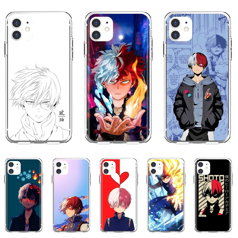 

Shoto Todoroki Outline BNHA Anime Soft Bag Case For iPod Touch iPhone 10 11 12 Pro 4S 5S SE 5C 6 6S 7 8 X XR XS Plus Max 2020