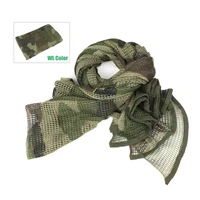 military tactical scarf mesh neck scarf net keffiyeh sniper face scarf veil shemagh head wrap camouflage hunting camping hiking