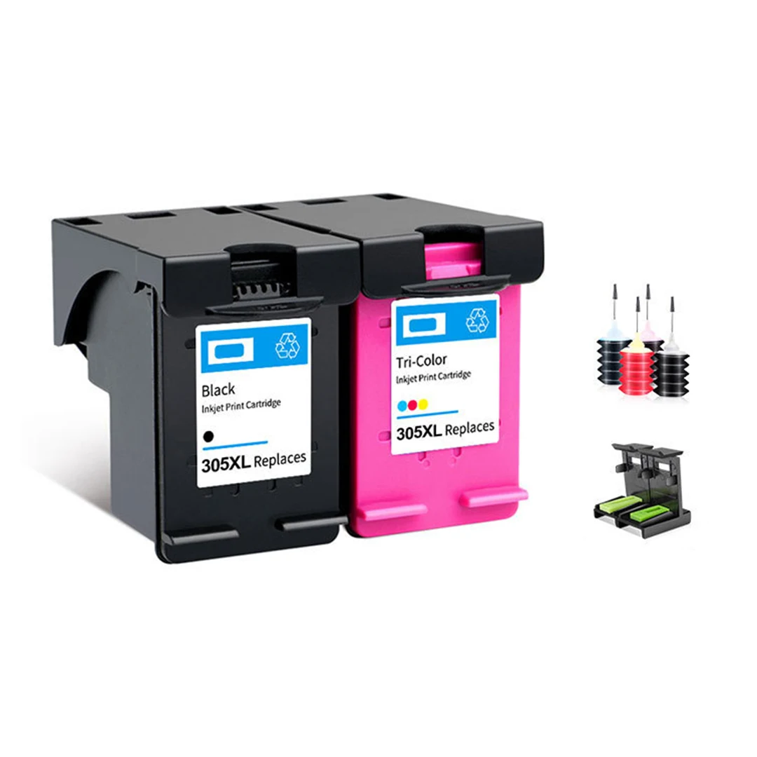 

Картриджи для струйных принтеров HP DeskJet 2710 2720 4110 4120 4130 6010 серии ENVY 6020 6030 6420, 1 комплект