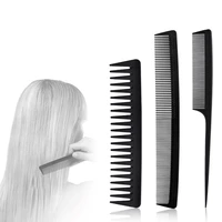 3pcsset hairdressing comb set comb double sided sharp tail comb small comb wide tooth shape hair comb barber accessories