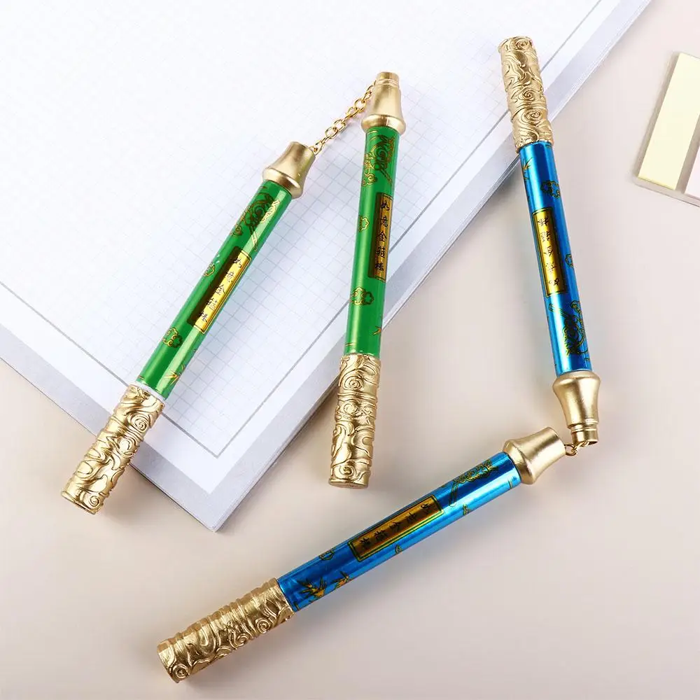 

Cute Random Students Stationery Creative Writing Signing Pen Nunchakus Neutral Pen Ballpoint Pen Golden Cudgel Gel Pen