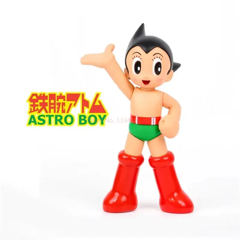Фото Аниме Astroboy Mighty Atom, большая фигурка Tetsuwan Atom, подвижные фигурки героев, статуя из ПВХ, коллекция моделей, игрушки, праздничные подарки №1