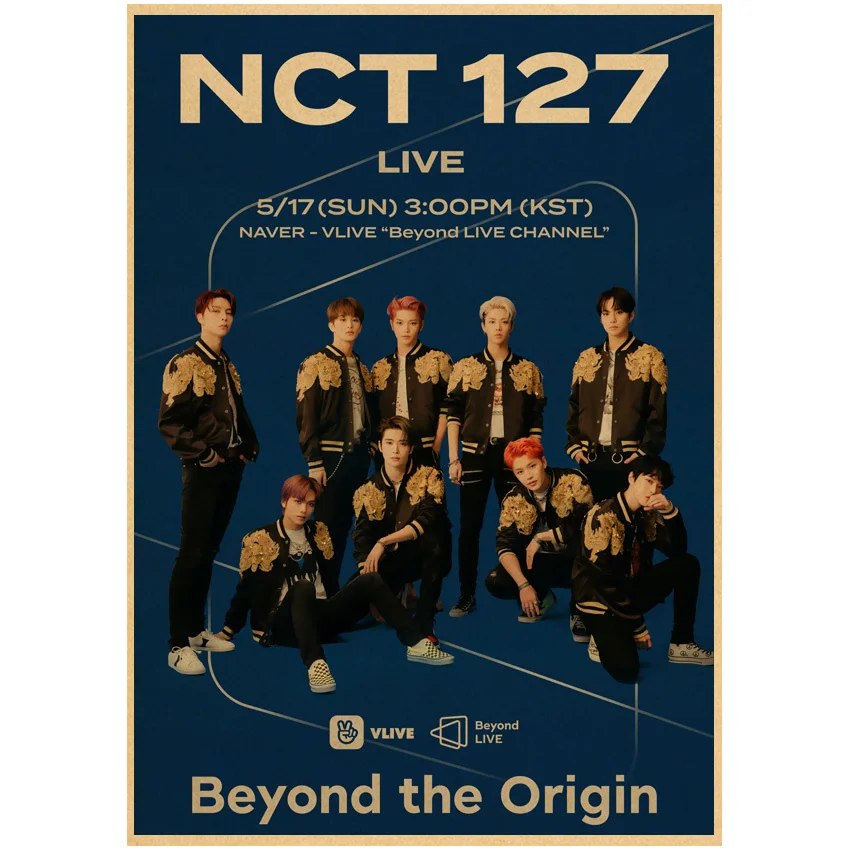 Настенные плакаты Nct 127 Художественная печать изображение дома спальни настенные