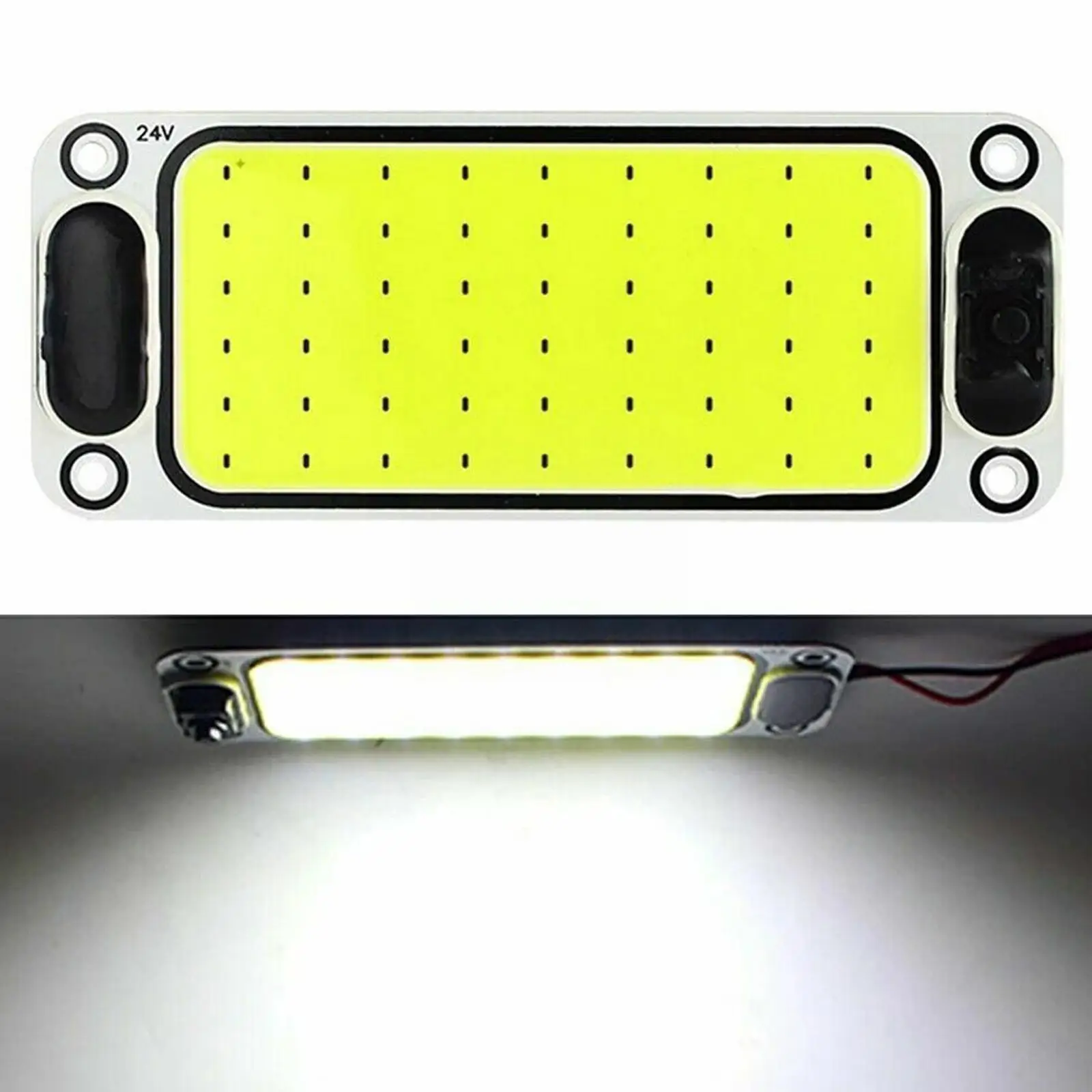 

12v 24v Waterproof Car Reading Lights Universal Car Panel Interior Reading Brightness Lamp Light High Dome Roof Cabin Truck S3w4