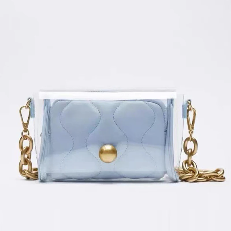 

Women's Bag Shoulder Handbag Crossbody Bag Women Transparent bags Woman 2022 Chain Clutch The tote Aesthetic Messenger Bag