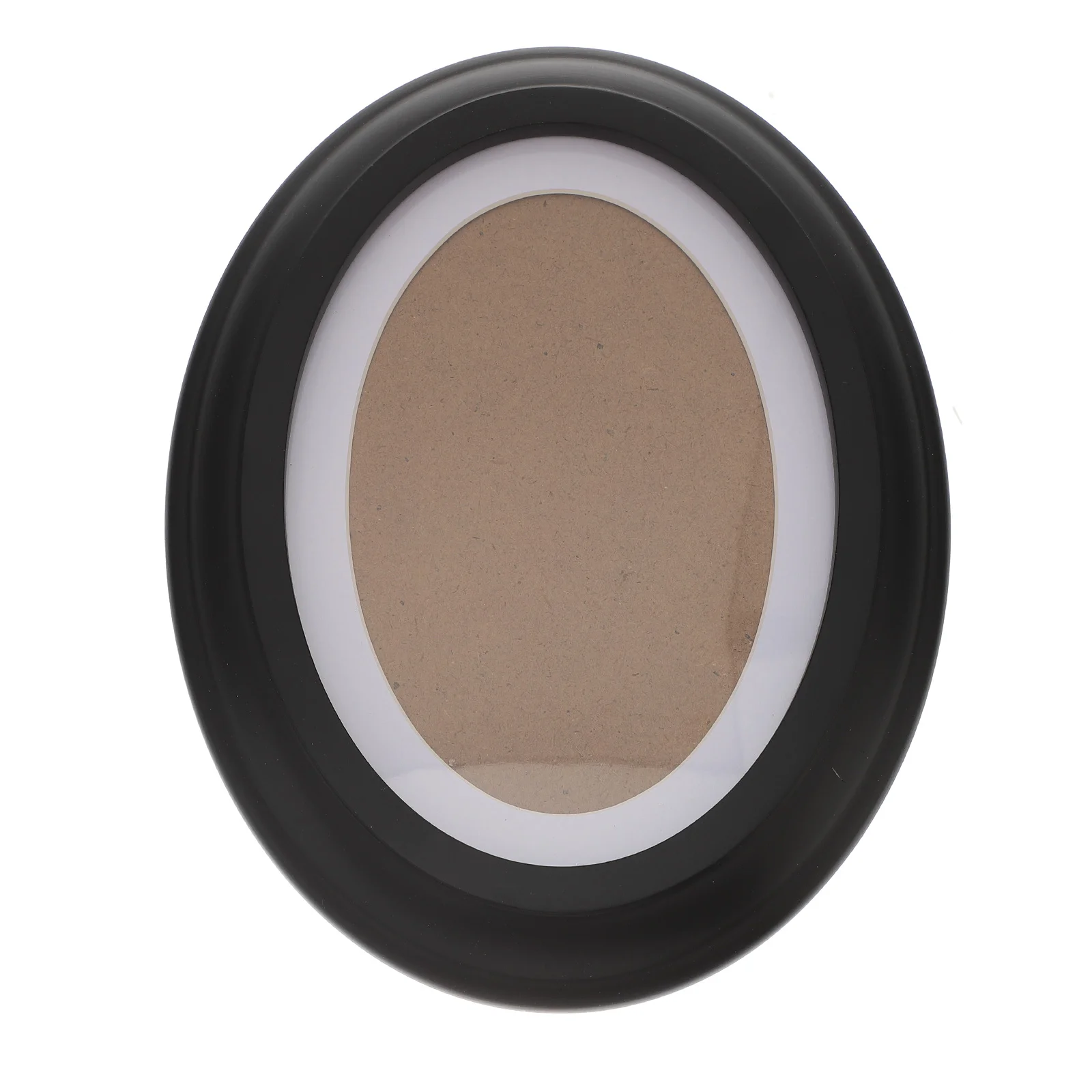 

Frame Picture Oval Photo Frames Wooden Wall Wood Hanging Decoration Tool Decorating Homeblack Vintage Classic Hand Made Round
