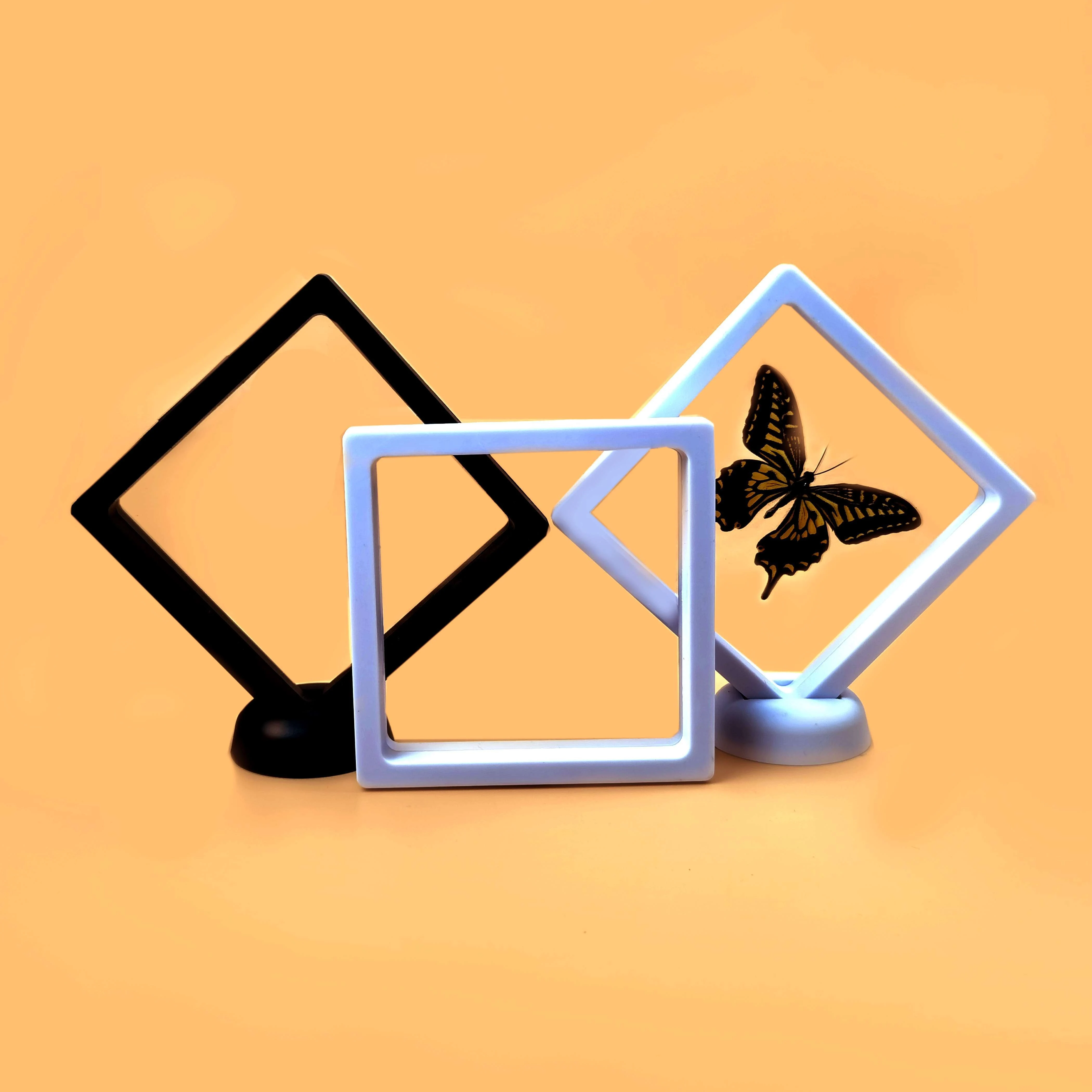 

1 шт., прозрачная коробка для хранения насекомых, 7x7 см