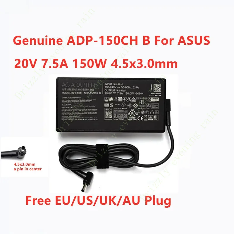 Оригинальный адаптер переменного тока ADP-150CH B 20 В 7 5 А 150 Вт 4 5x3 0 мм A18-150P1A для