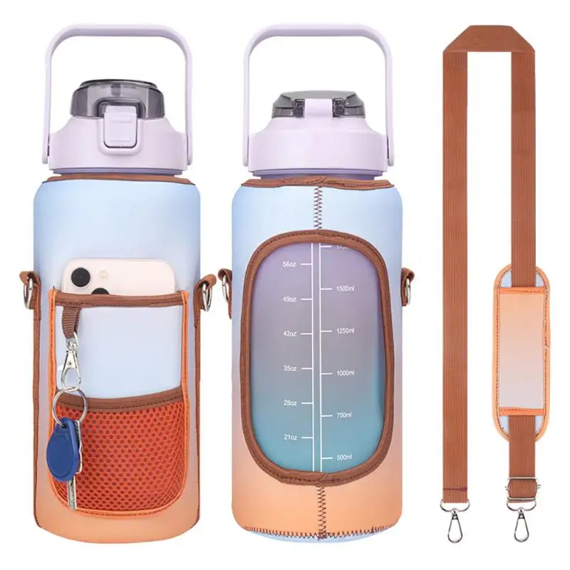 

Large Capacity Thermos Sleeve Bottle Is Not Include Cup Covers Sport For 2l Water Bottles Insulator Sleeve Bag Portable