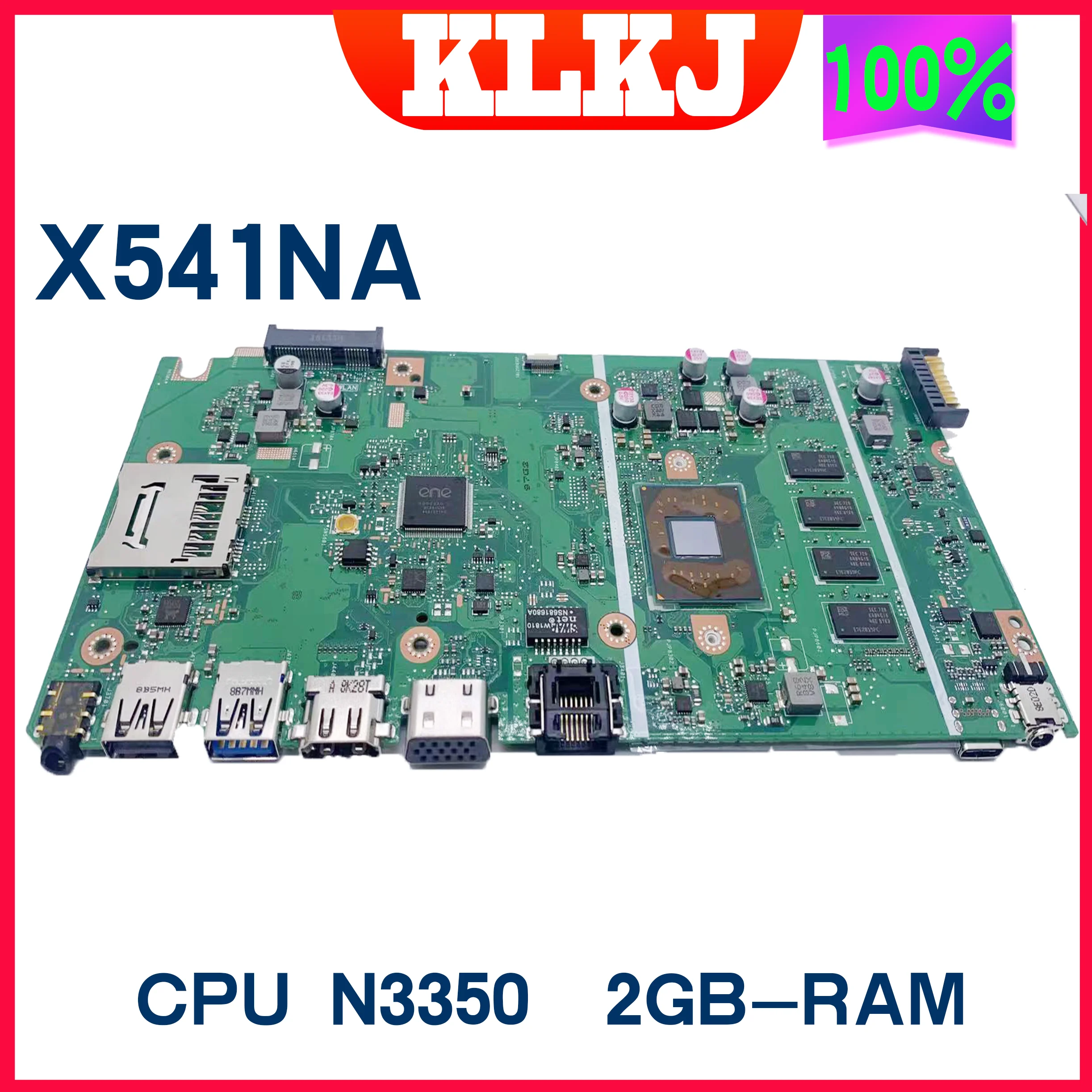 

Новая материнская плата Dinzi X541NA для ноутбука ASUS X541N X541 A541N с детской материнской платой для ноутбука, 100% хорошо работает