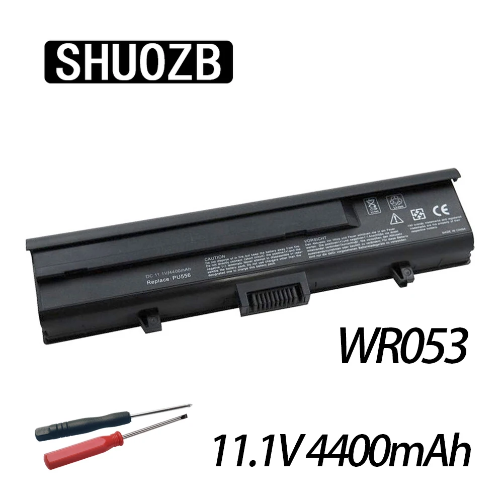 

SHUOZB 11.1V 4400mAh WR053 Laptop Battery For DELL XPS 1330 M1330 1318 NT349 WR050 PU563 PU556 TT485 UM230 312-0566 0739 0CR036