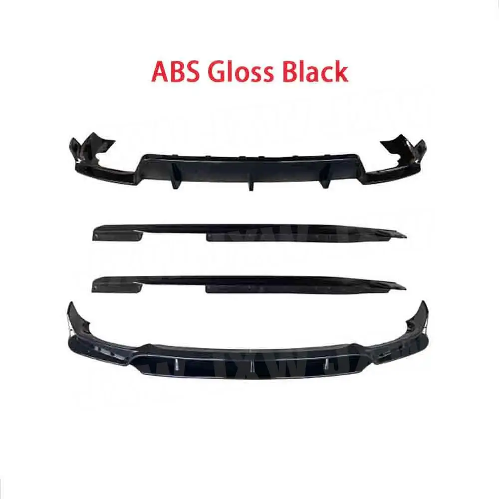 Передняя губа из углеродного волокна задний диффузор разветвители боковые юбки