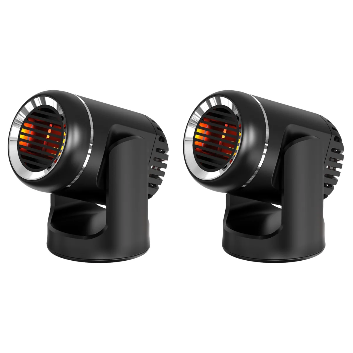 

2 Pack Heater High Powered Fan Auto Defogger Multi-functional Car Defroster Vehicle Abs