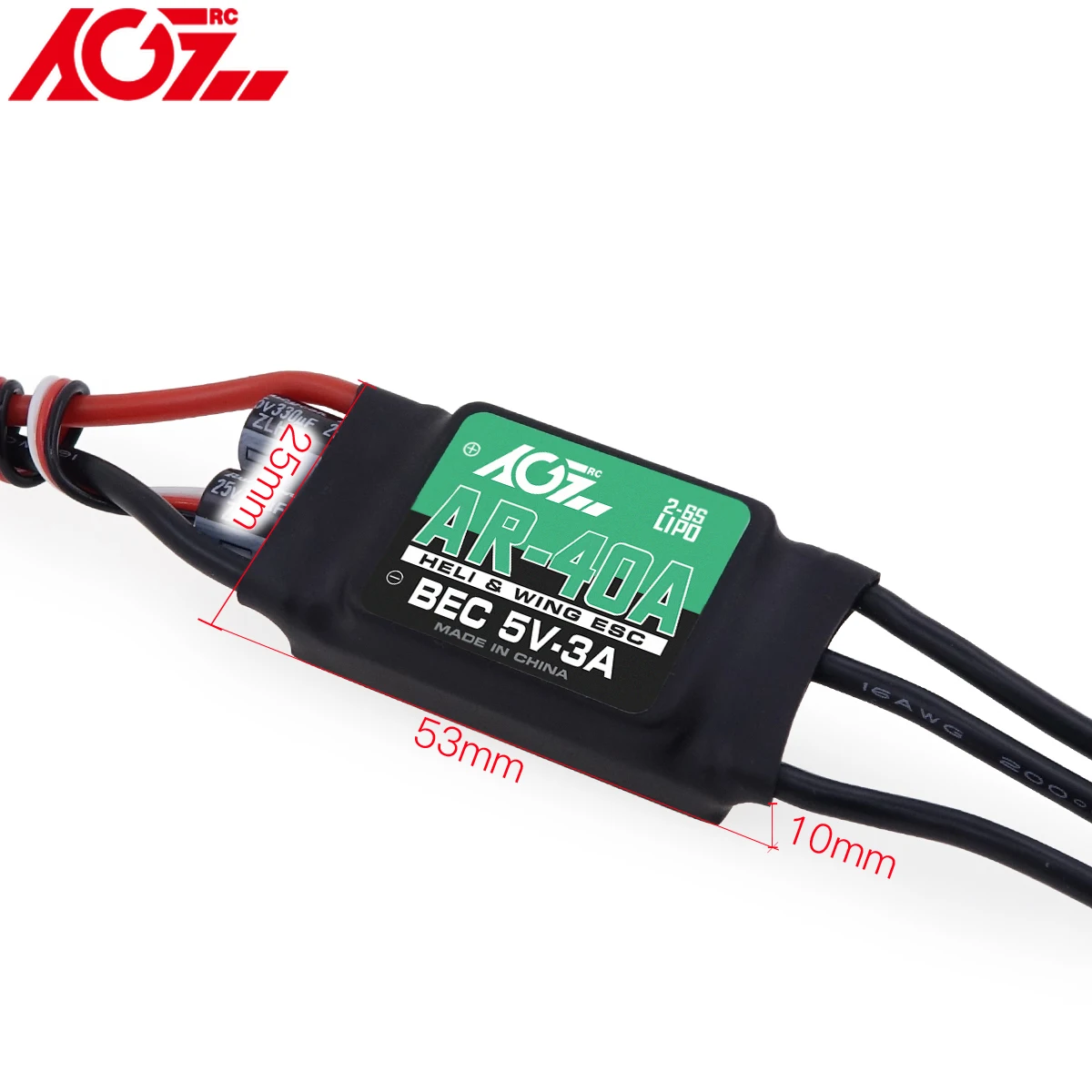 AGFRC AR-40A AR-30A AR-20A AR-13A AR-7A 2-6S Бесщеточный ESC с 5V 3A 2A 1A BEC для DIY Дрон Квадрокоптер