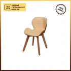 Кухонный стул Баттерфляй Массив букаКожзам, Белый кожзам