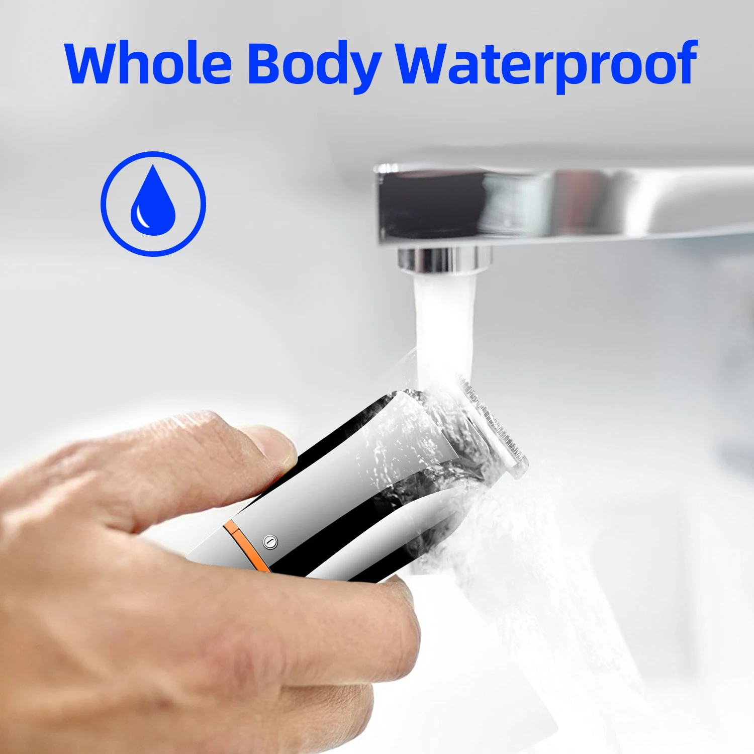 KIKIDO 6 в 1 Электрический триммер для волос бороды перезаряжаемые машинки стрижки