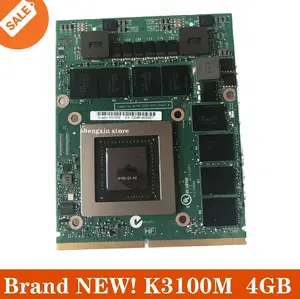 NEW Quadro K3100M K3100 GDDR5 4GB Video Graphics Card N15E-Q1-A2 For For Laptop Dell M6600 M6700 M6800 HP 8740W 8760W